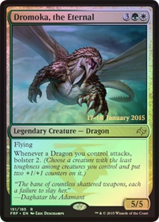 (Promo-Prerelease)Dromoka, the Eternal/永遠のドロモカ